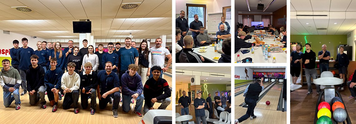 Fotocollage vom Azubitag bei Stanglmair