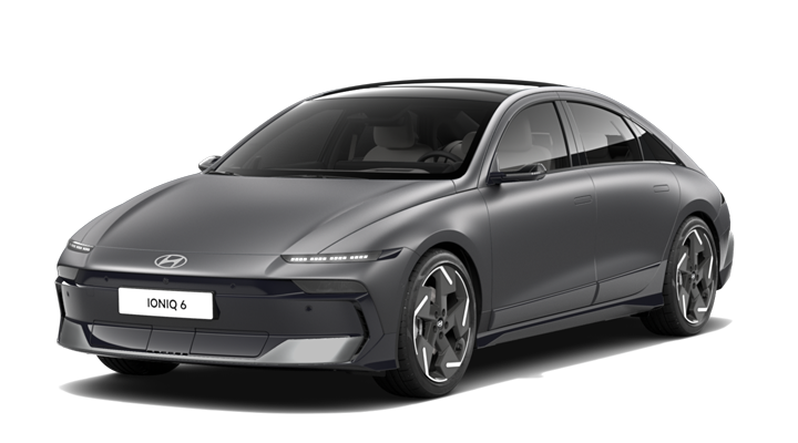 Dunkelgrauer Hyundai Ioniq 6