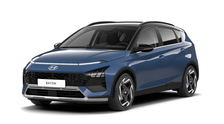 Dunkelblauer Hyundai Bayon