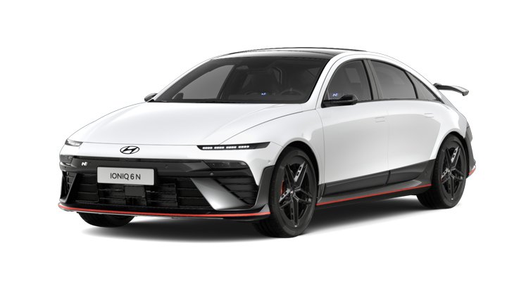 Weißer Hyundai Ioniq 6 n
