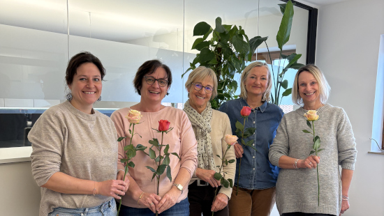 Impressionen von der Rosenaktion zum Valentinstag