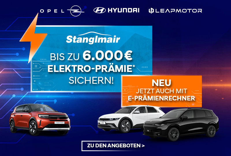 Der neue Stanglmair Elektro-Prämien-Rechner