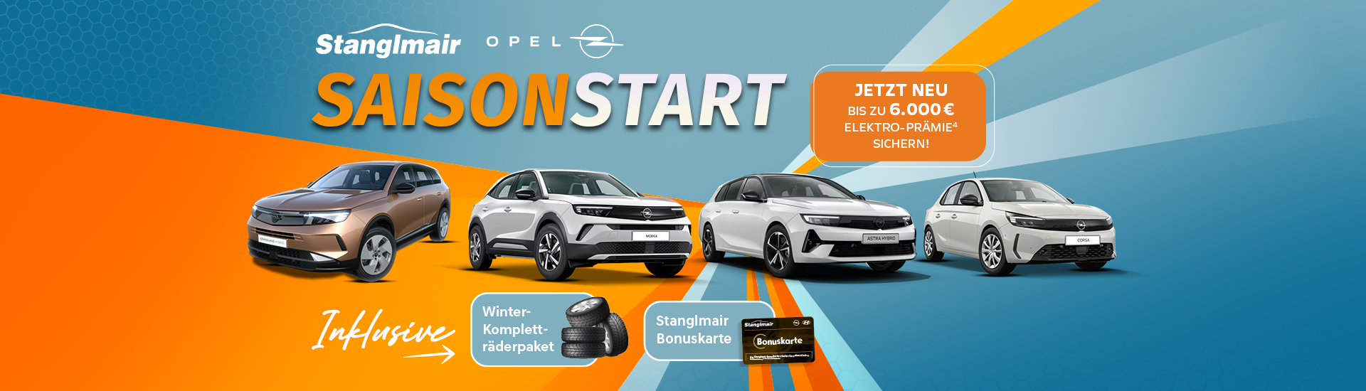 Opel Saisonstart bei Stanglmair